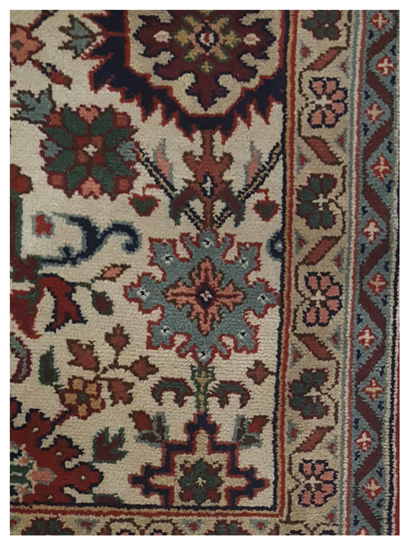 Pacific Tribal 28968 Grey Red Traditional Hand Knotted Rug