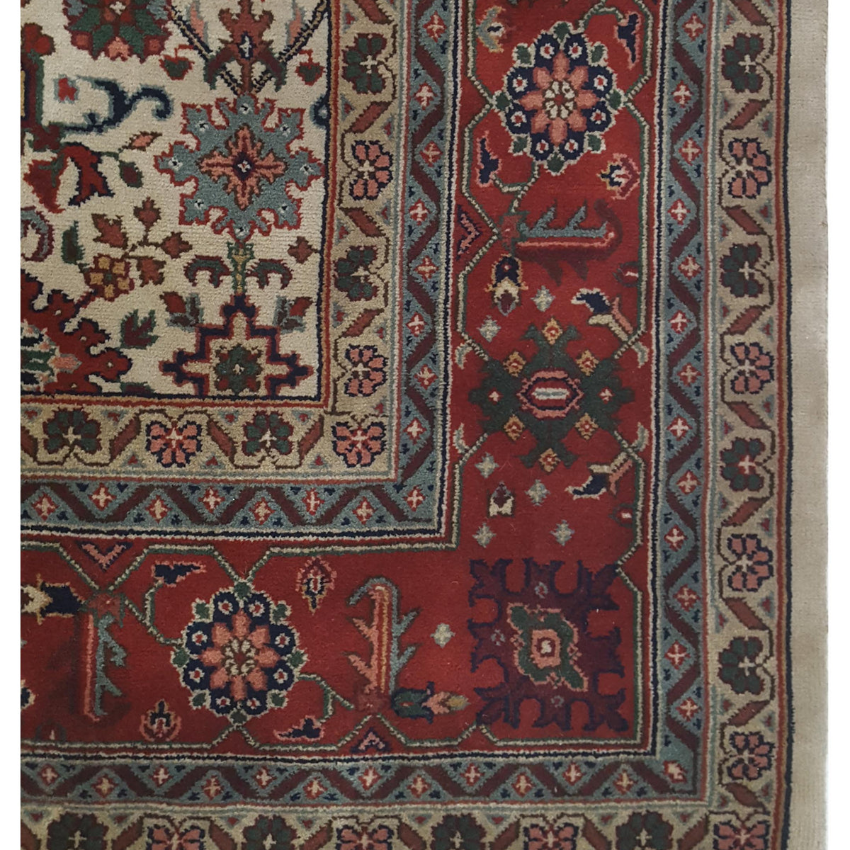 Pacific Tribal 28968 Grey Red Traditional Hand Knotted Rug