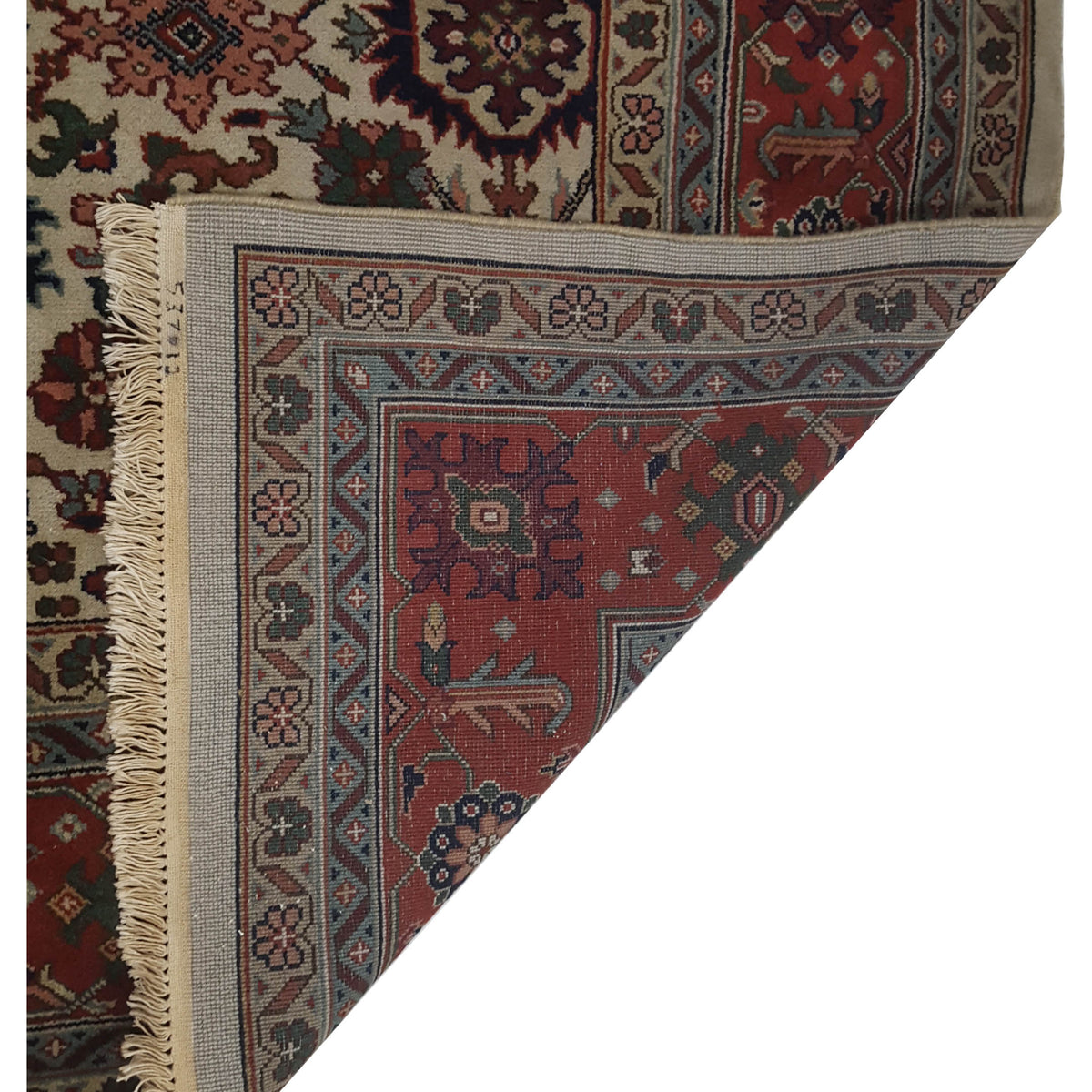 Pacific Tribal 28968 Grey Red Traditional Hand Knotted Rug