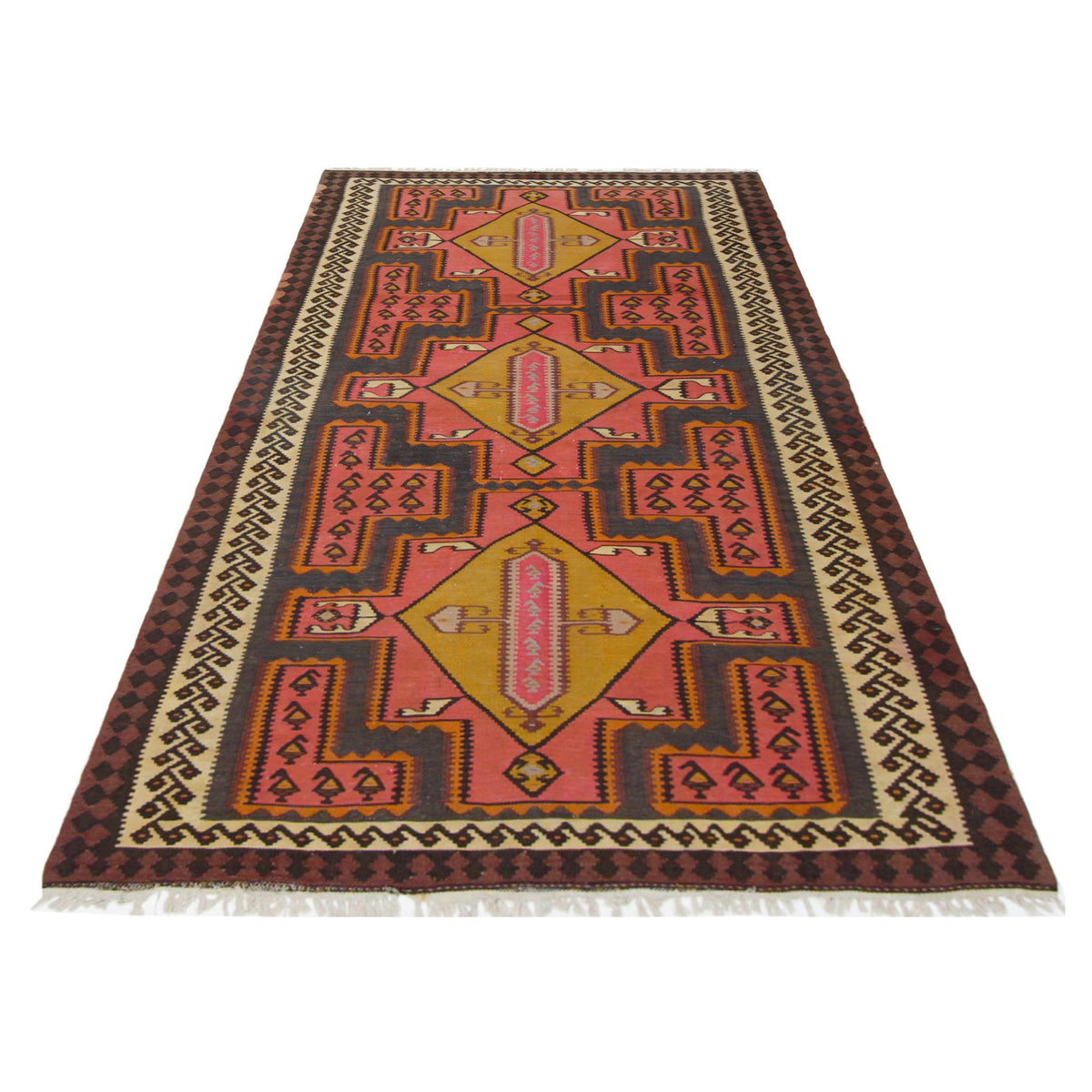 Aura Kilim 28992 Multi Multi Kilim Hand Woven Rug