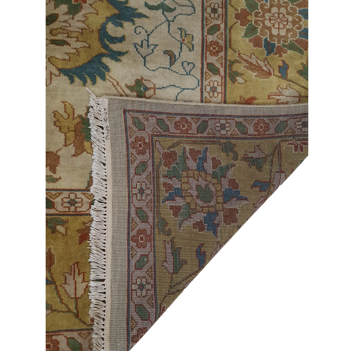 Pacific Tribal 29058 Ivory Gold Traditional Hand Knotted Rug
