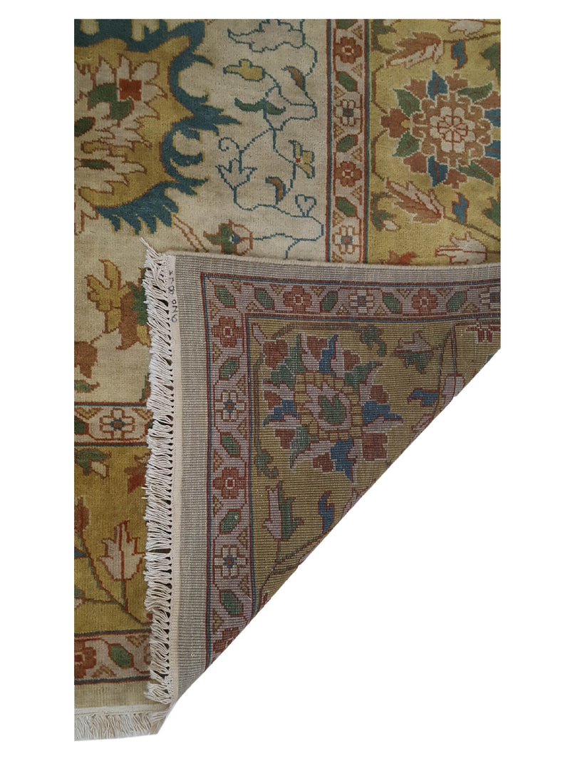 Pacific Tribal 29058 Ivory Gold Traditional Hand Knotted Rug