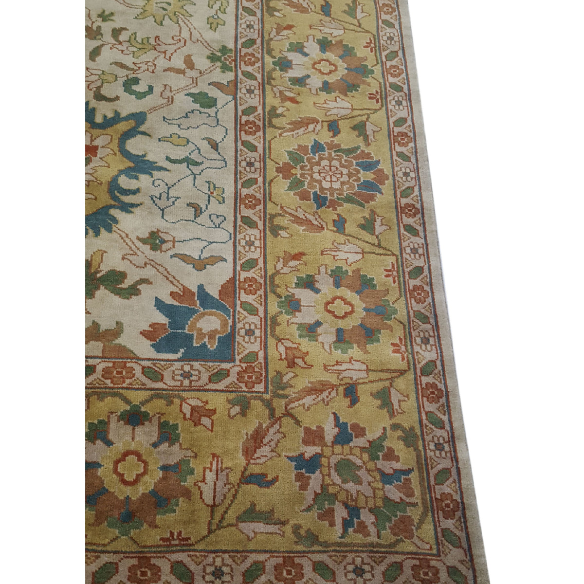 Pacific Tribal 29058 Ivory Gold Traditional Hand Knotted Rug
