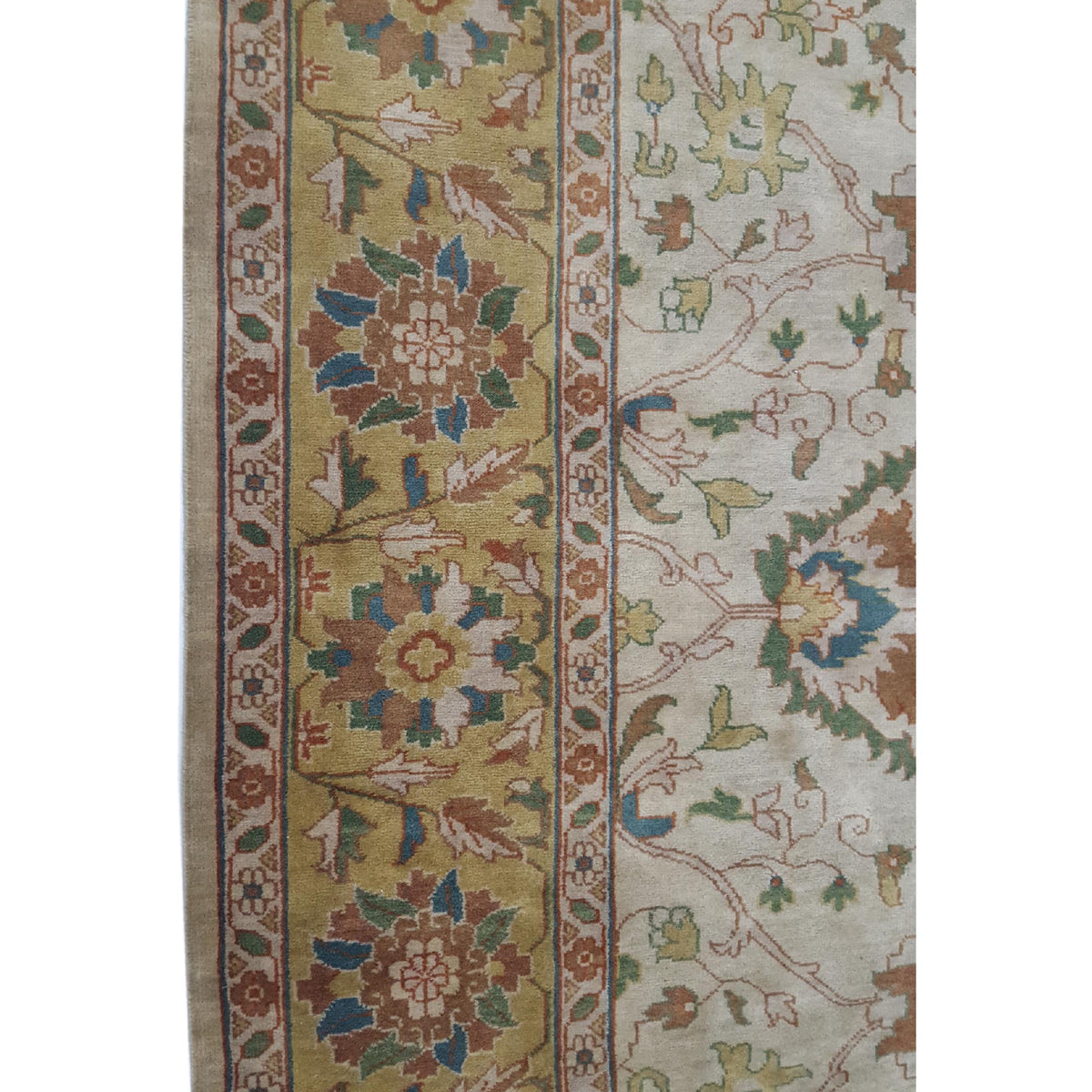Pacific Tribal 29058 Ivory Gold Traditional Hand Knotted Rug