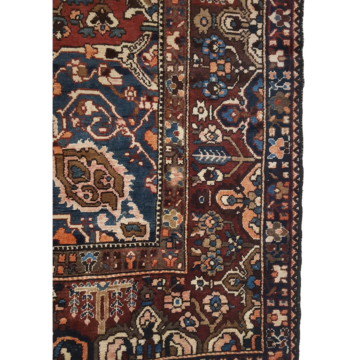 Pacific Bakhtiyari 29077 Red Ivory Traditional Hand Knotted Rug
