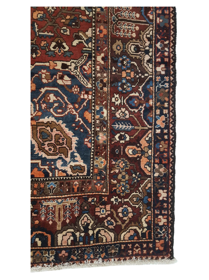 Pacific Bakhtiyari 29077 Red Ivory Traditional Hand Knotted Rug