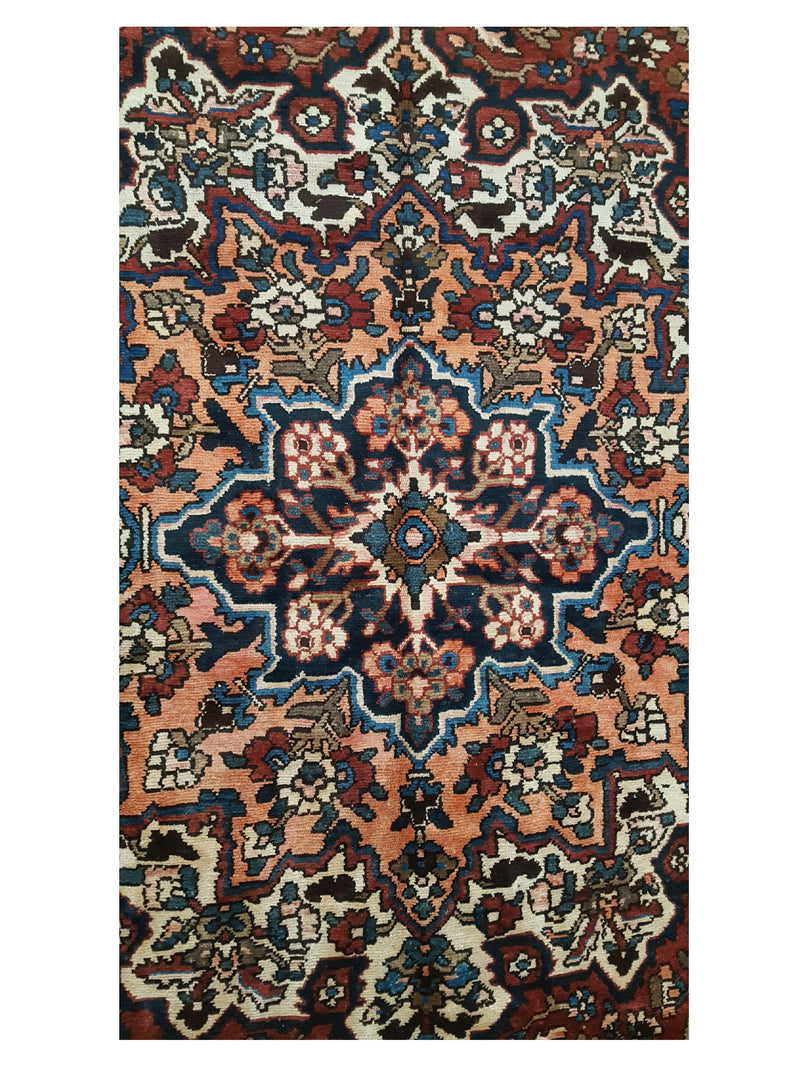 Pacific Bakhtiyari 29077 Red Ivory Traditional Hand Knotted Rug