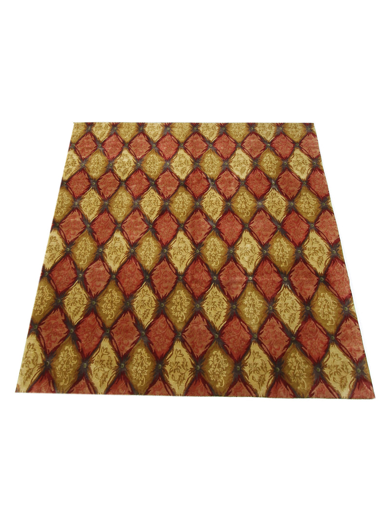 Pacific Gouri Ganga 29162 Gold Rust Modern Hand Knotted Rug
