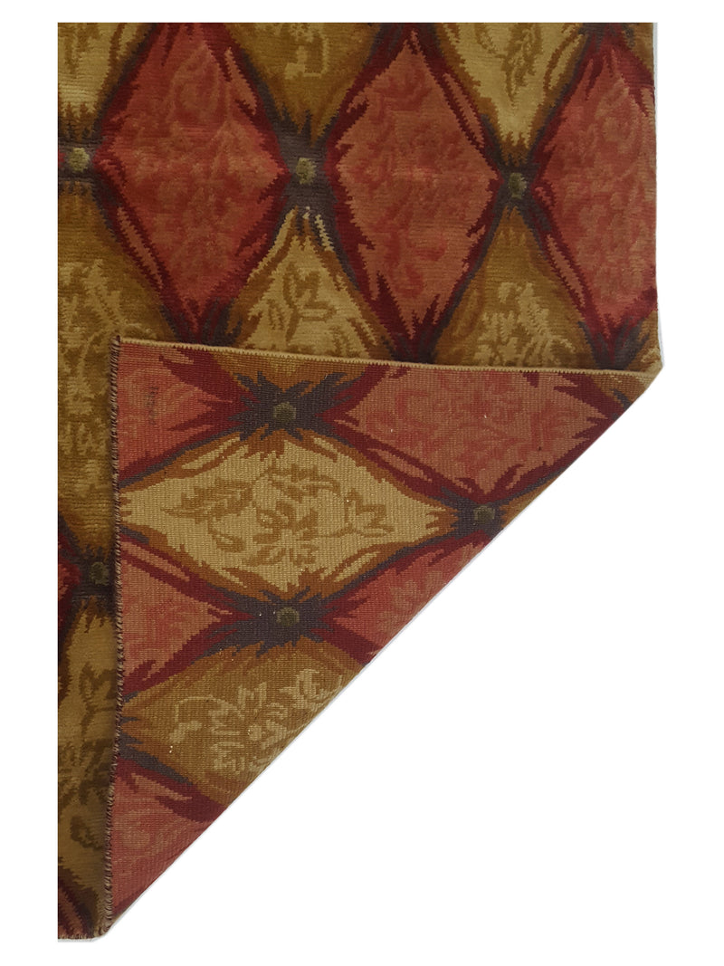 Pacific Gouri Ganga 29162 Gold Rust Modern Hand Knotted Rug