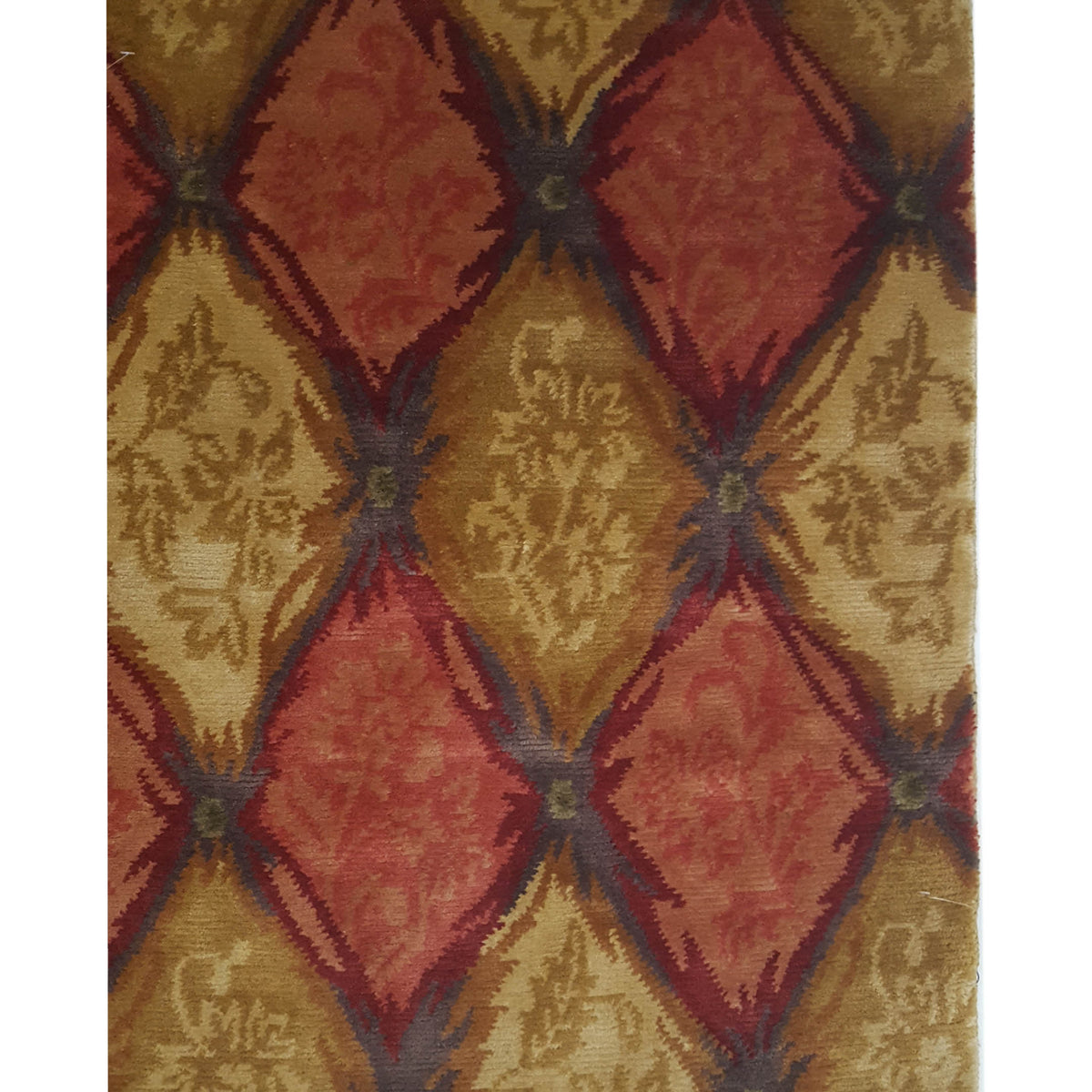Pacific Gouri Ganga 29162 Gold Rust Modern Hand Knotted Rug