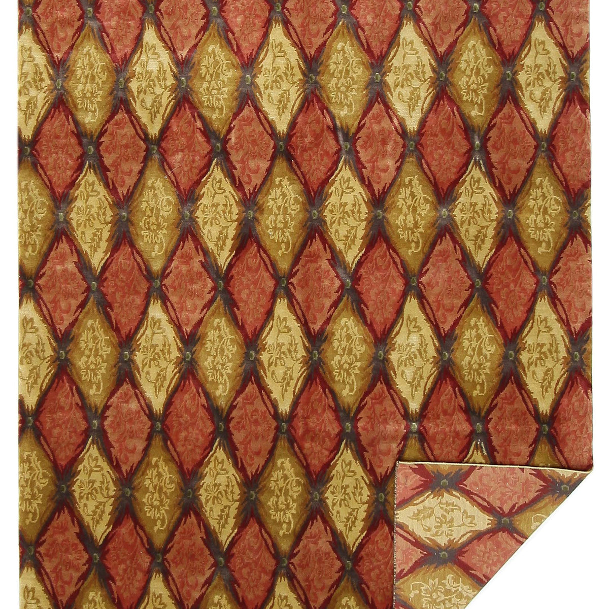 Pacific Gouri Ganga 29162 Gold Rust Modern Hand Knotted Rug