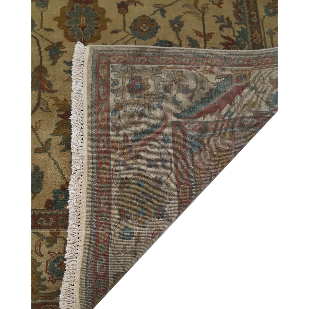 Pacific Tribal 29346 Gold Gold Traditional Hand Knotted Rug