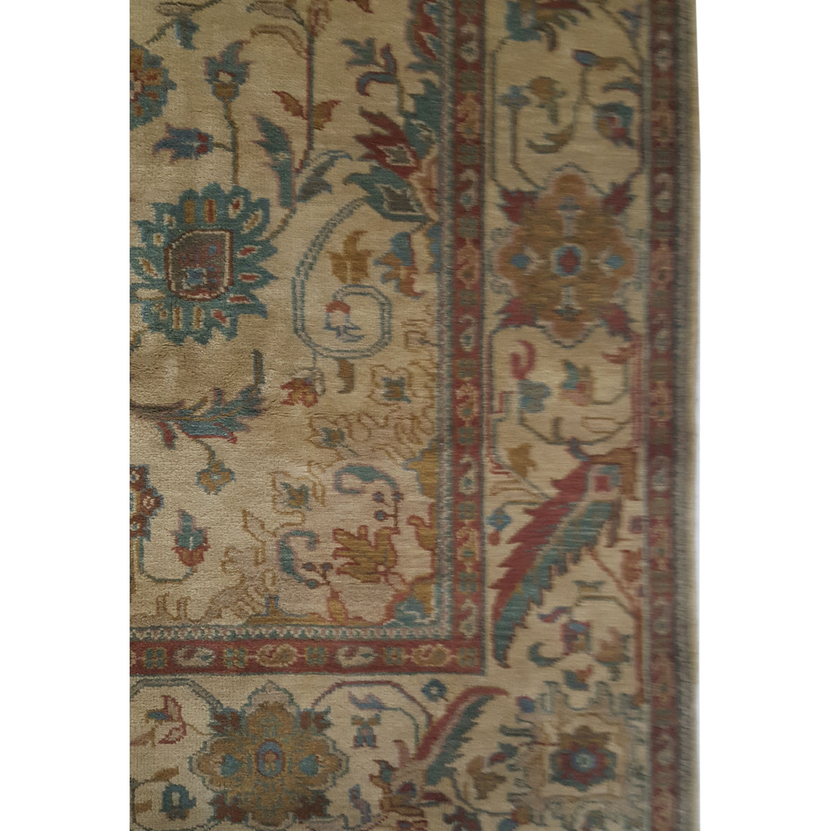 Pacific Tribal 29346 Gold Gold Traditional Hand Knotted Rug
