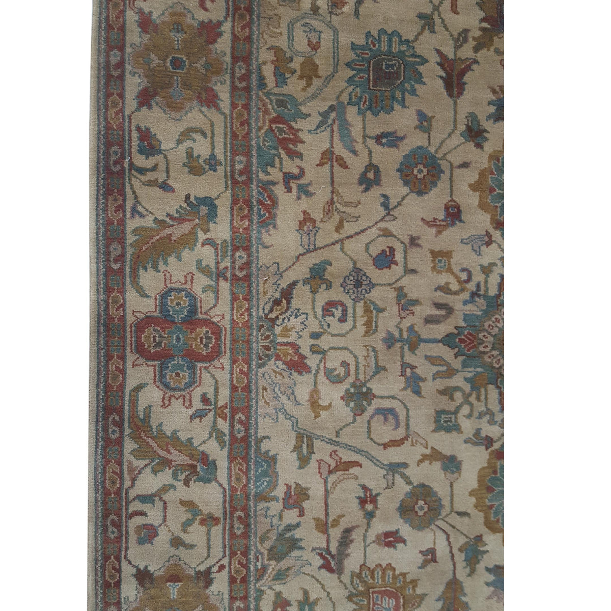 Pacific Tribal 29346 Gold Gold Traditional Hand Knotted Rug