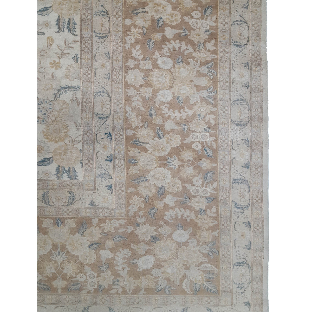 Pacific Classic 29349 Ivory Brown Traditional Hand Knotted Rug