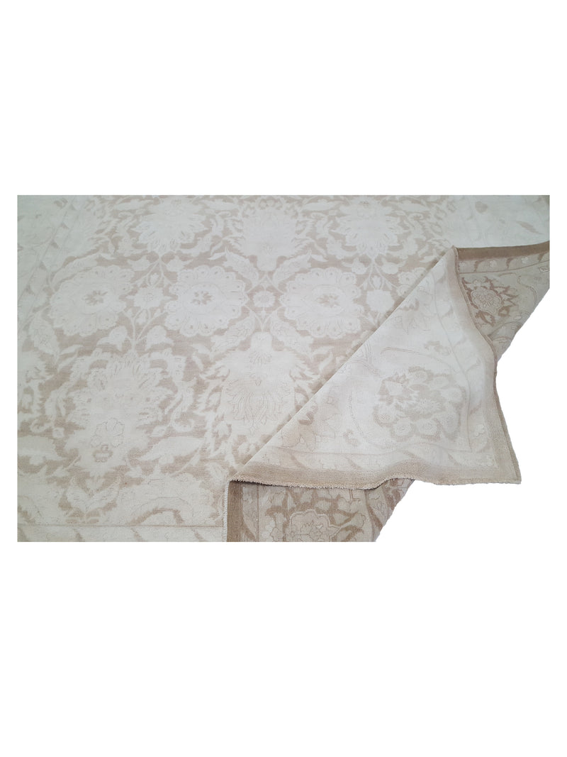 Pacific Ziegler 29415 Beige Lt.Brown Transitional Hand Knotted Rug