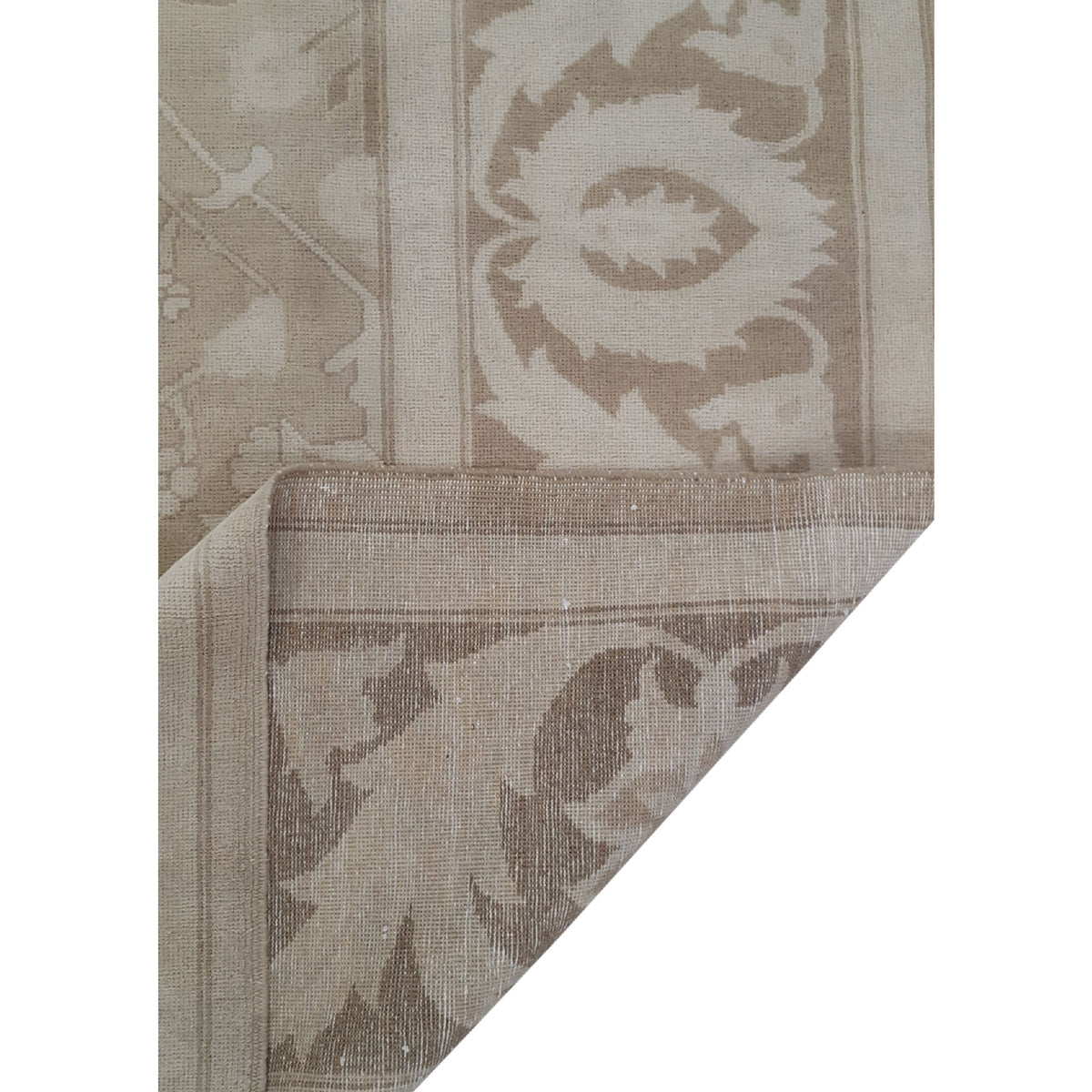 Pacific Ziegler 29420 Tan Brown Transitional Hand Knotted Rug