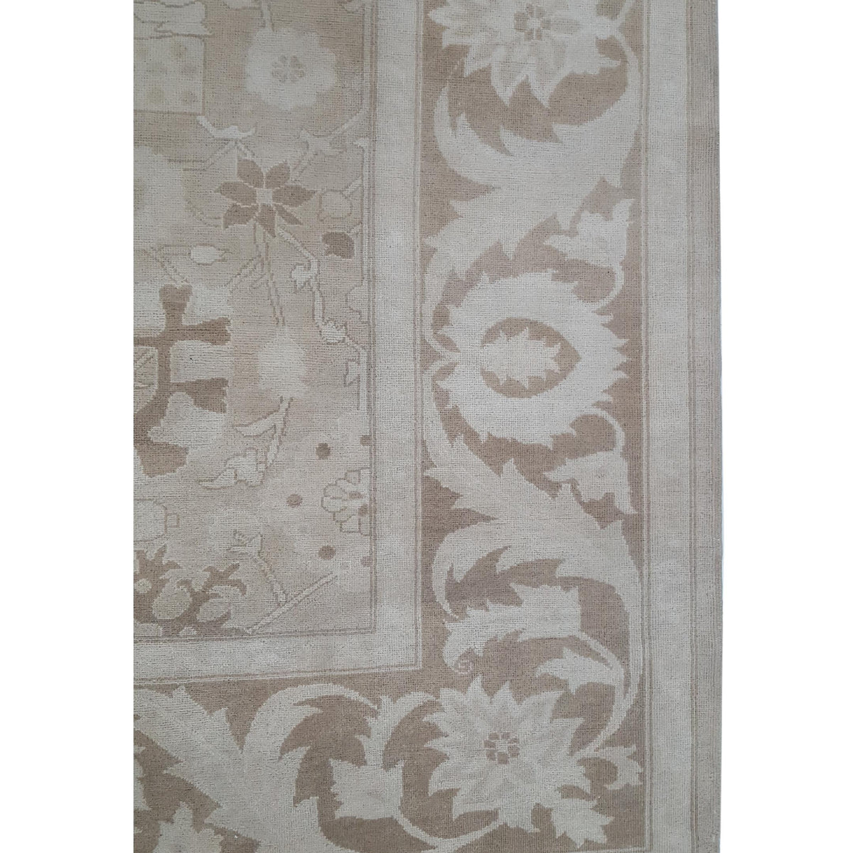 Pacific Ziegler 29420 Tan Brown Transitional Hand Knotted Rug