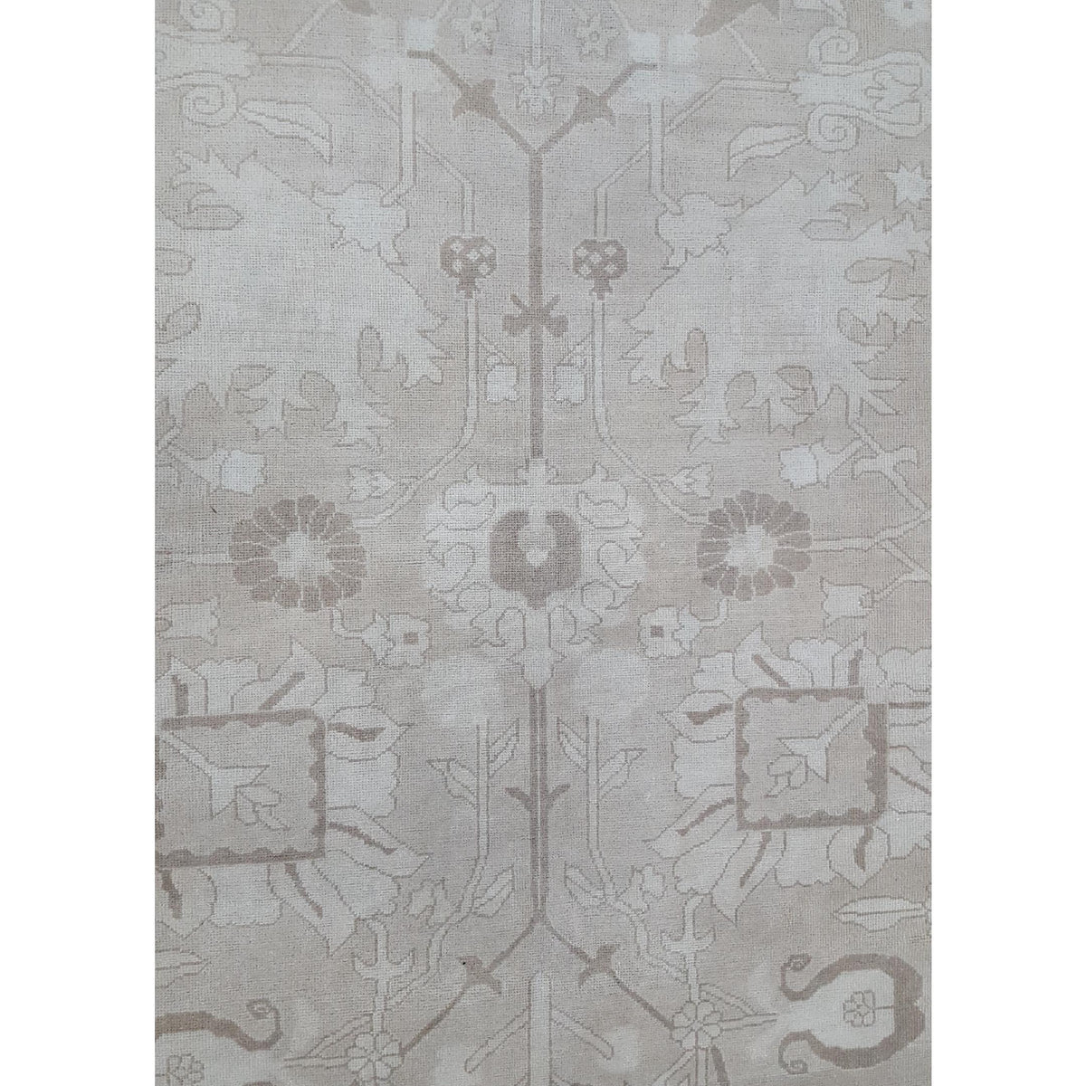 Pacific Ziegler 29420 Tan Brown Transitional Hand Knotted Rug