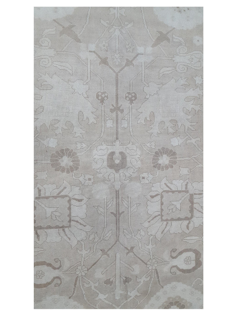 Pacific Ziegler 29420 Tan Brown Transitional Hand Knotted Rug