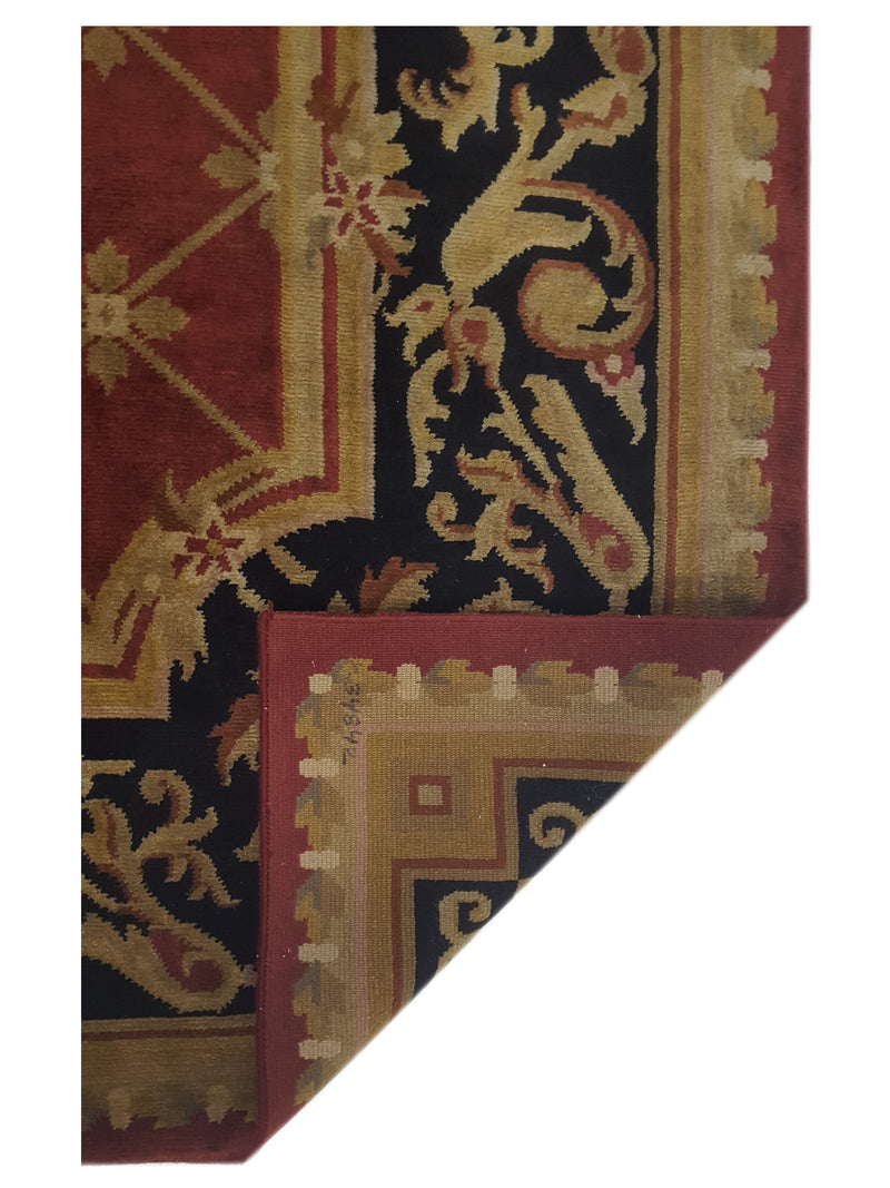 Pacific Gouri Ganga 29632 Rust Black Transitional Hand Knotted Rug