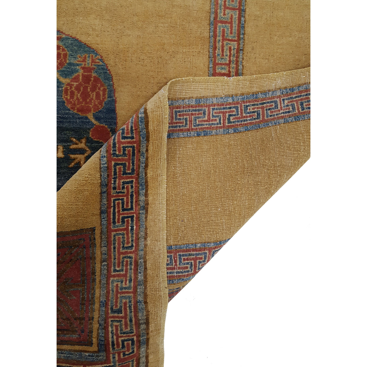 Pacific Khotan 29680 Gold Multi Transitional Hand Knotted Rug
