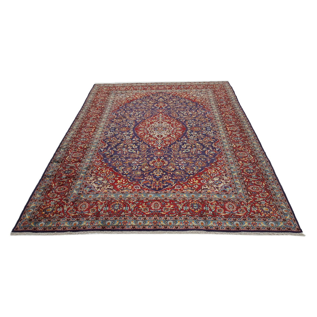 Pacific Kashan 29695 Purple Red Traditional Hand Knotted Rug