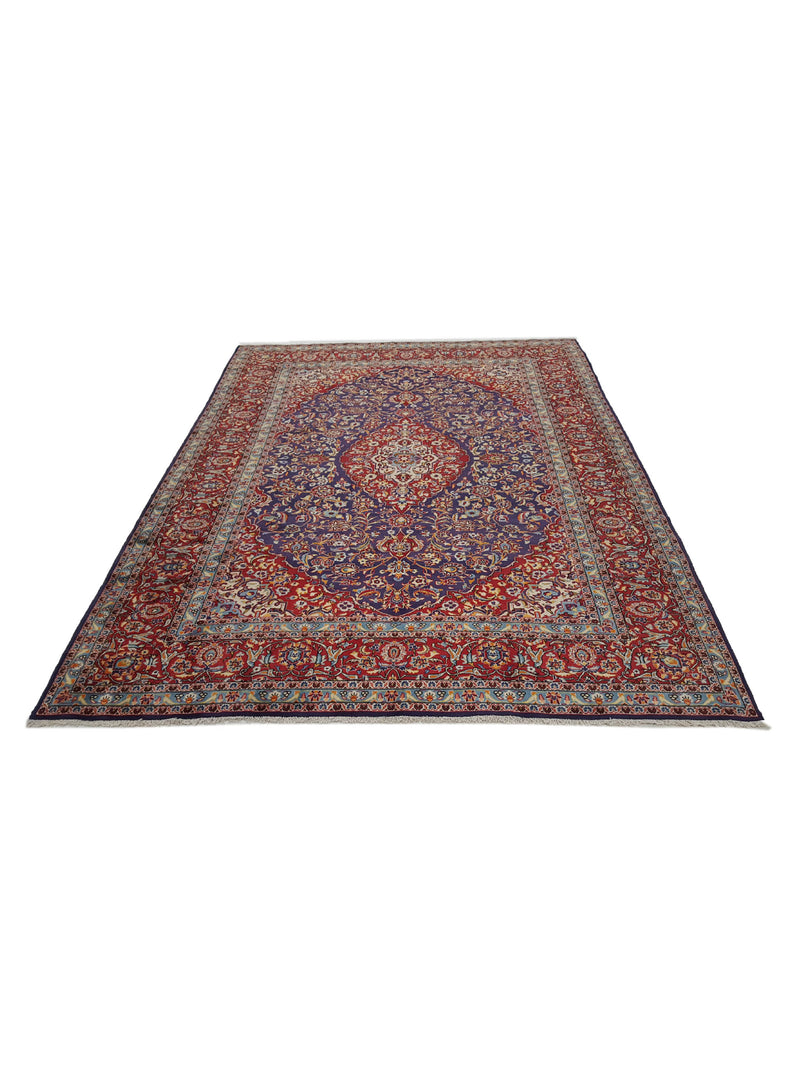 Pacific Kashan 29695 Purple Red Traditional Hand Knotted Rug