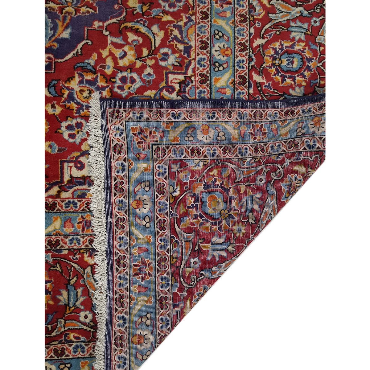 Pacific Kashan 29695 Purple Red Traditional Hand Knotted Rug
