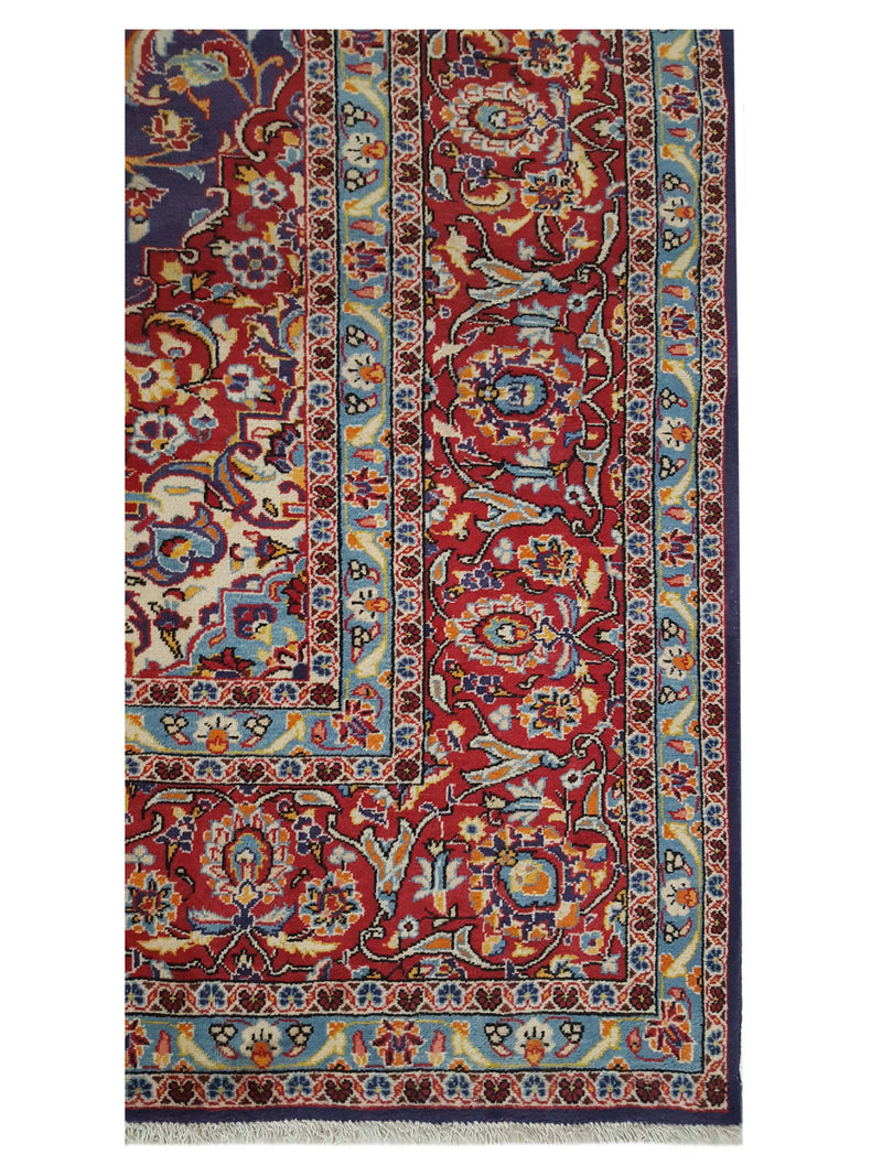 Pacific Kashan 29695 Purple Red Traditional Hand Knotted Rug