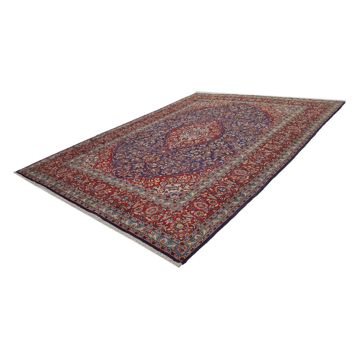 Pacific Kashan 29695 Purple Red Traditional Hand Knotted Rug