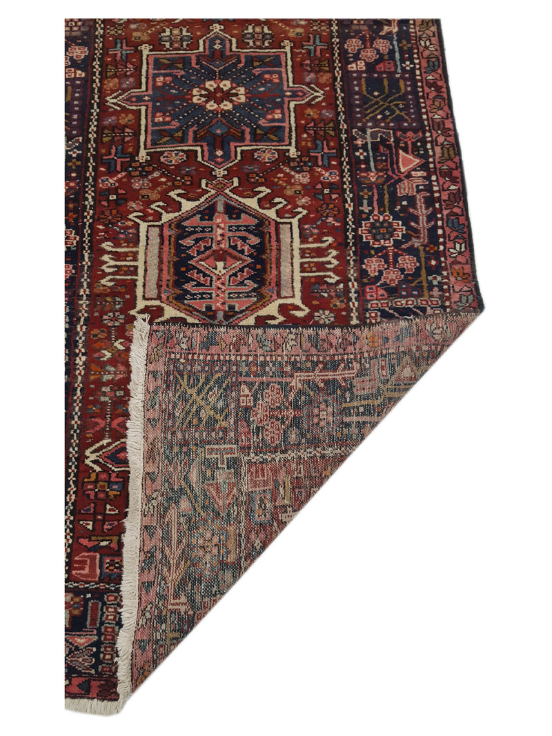Fasa Antique Karajah 29766 Rust Navy Traditional Antique Rug