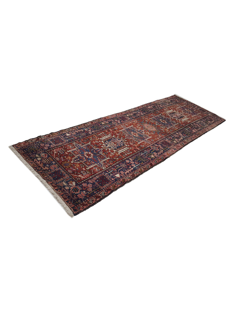 Fasa Antique Karajah 29766 Rust Navy Traditional Antique Rug