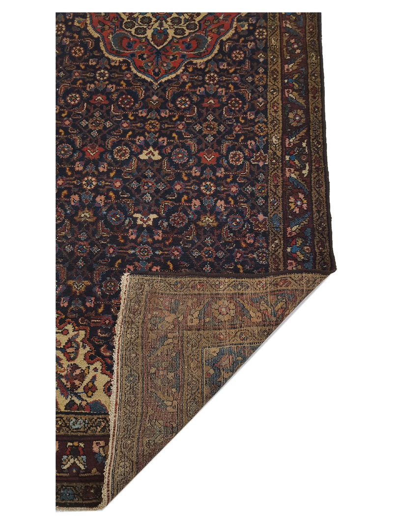 Fasa Antique Tafresh 29767 Burgundy Burgundy Traditional Antique Rug