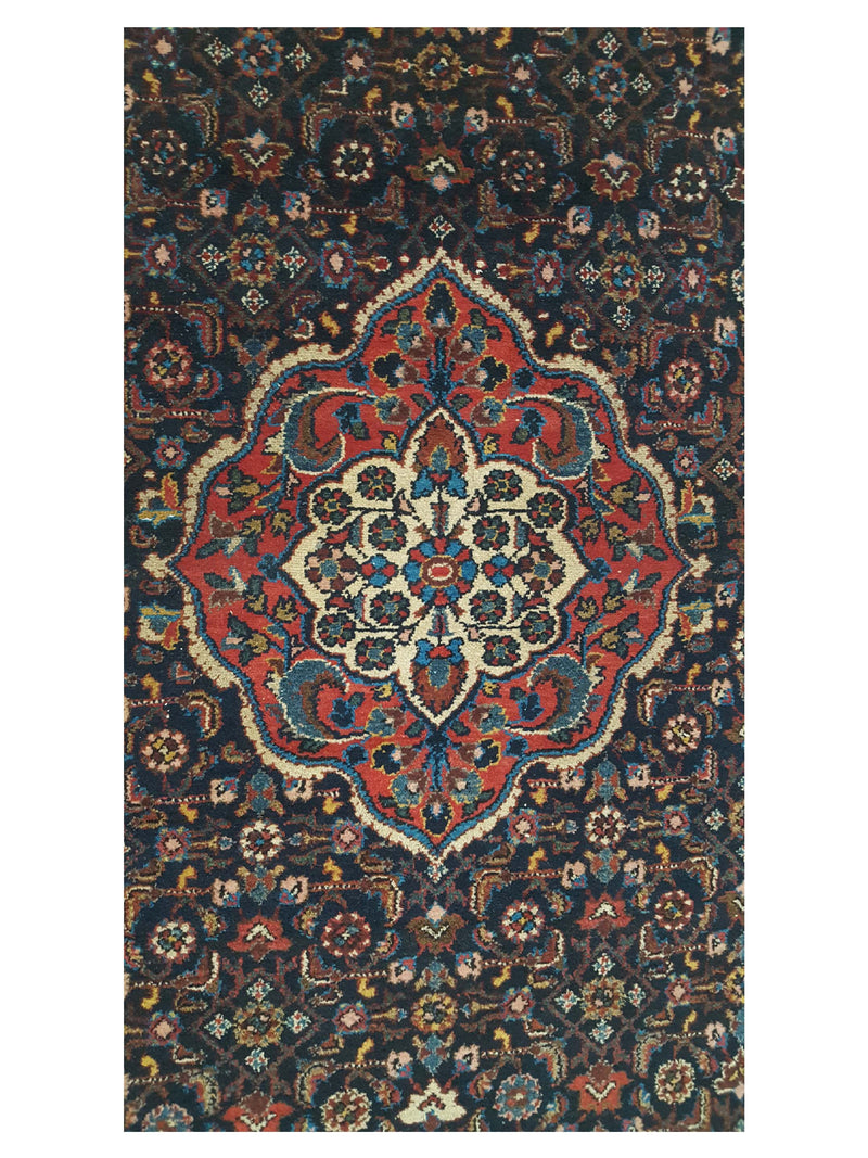 Fasa Antique Tafresh 29767 Burgundy Burgundy Traditional Antique Rug