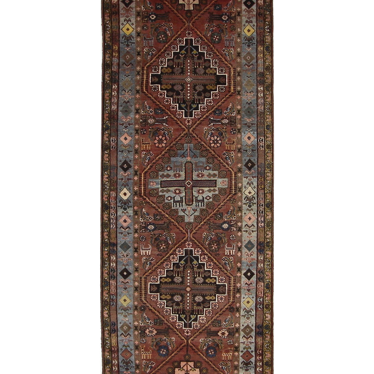 Fasa Antique Malayer  Brick Blue Traditional
