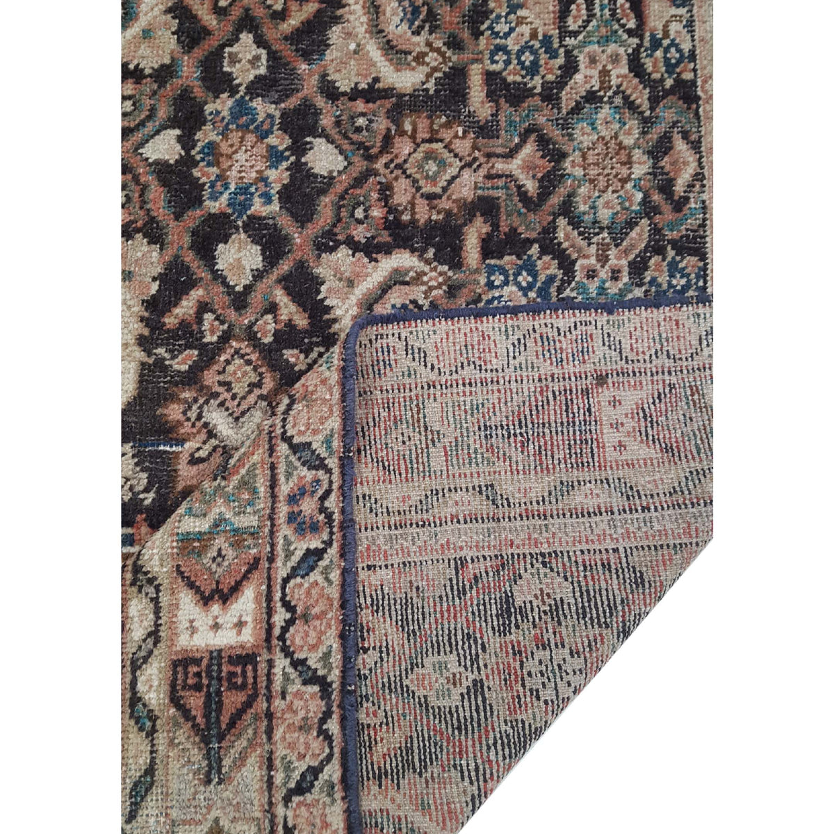 Fasa Antique Mahal 29770 Brown Ivory Traditional Antique Rug