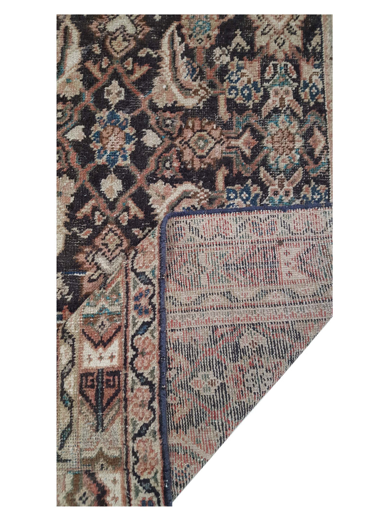 Fasa Antique Mahal 29770 Brown Ivory Traditional Antique Rug