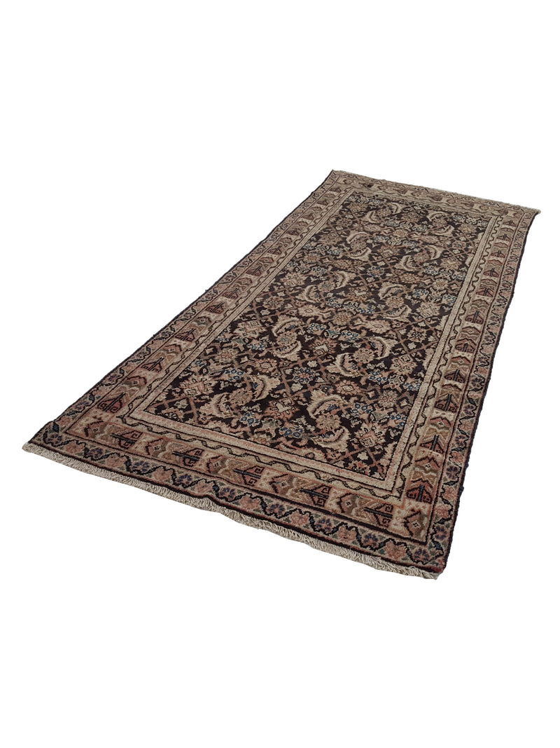 Fasa Antique Mahal 29770 Brown Ivory Traditional Antique Rug
