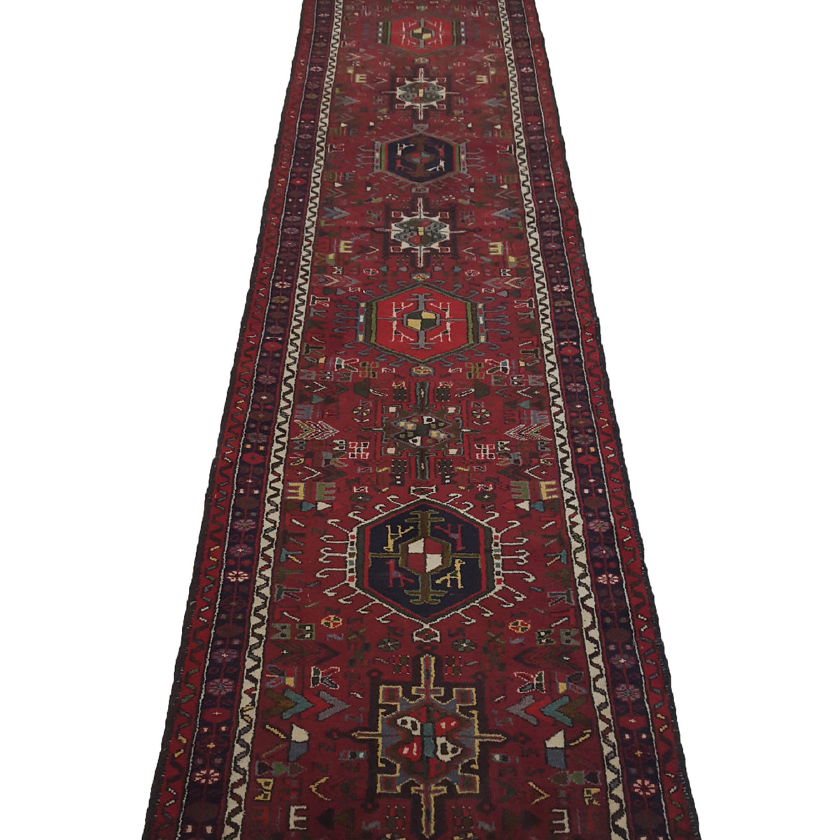 Fasa Antique Karajah 29771 Rust Navy Traditional Antique Rug