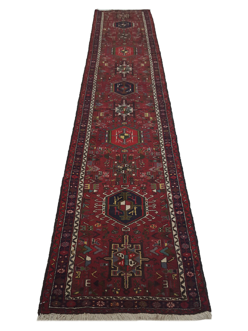 Fasa Antique Karajah 29771 Rust Navy Traditional Antique Rug