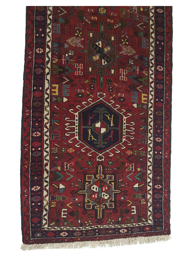 Fasa Antique Karajah 29771 Rust Navy Traditional Antique Rug