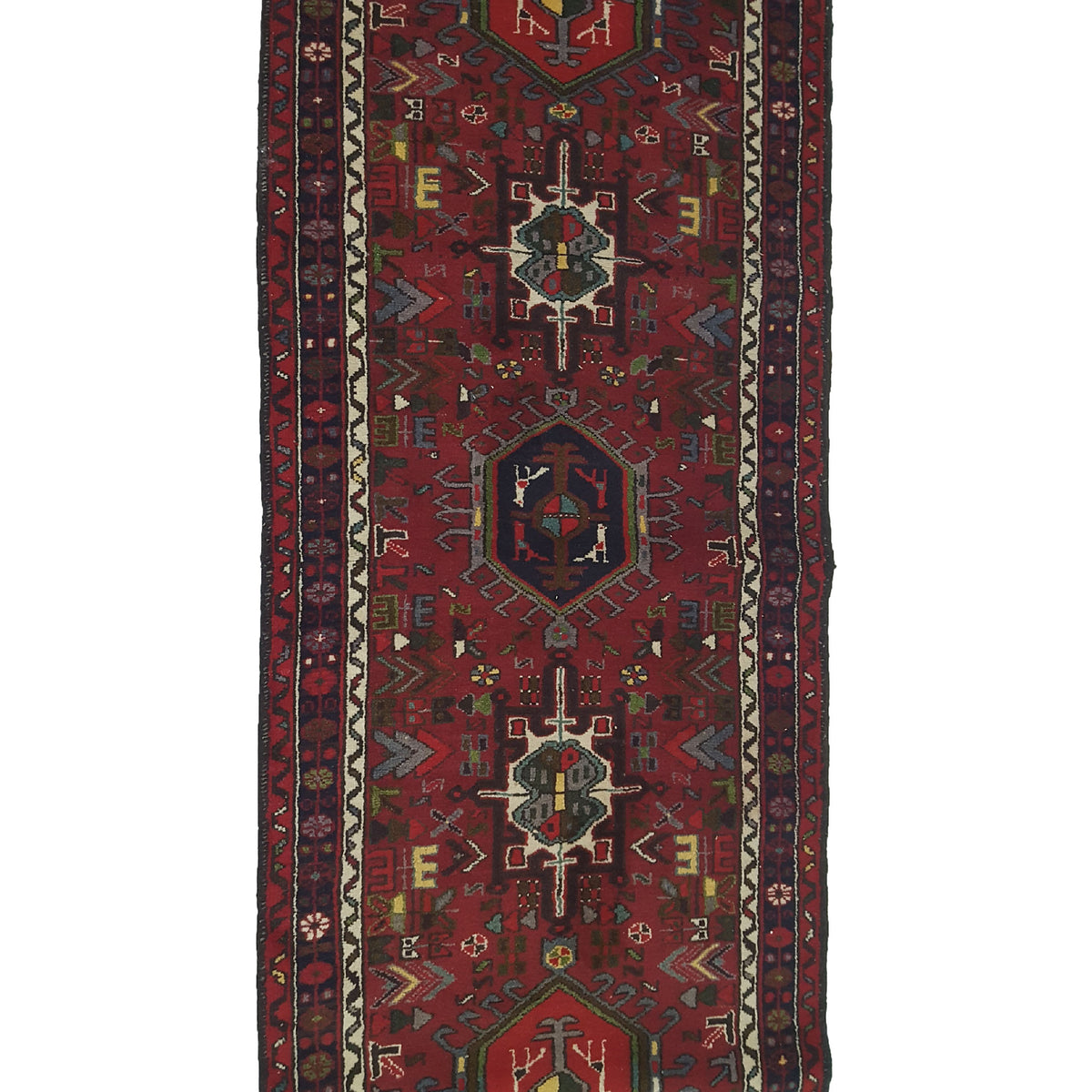 Fasa Antique Karajah 29771 Rust Navy Traditional Antique Rug