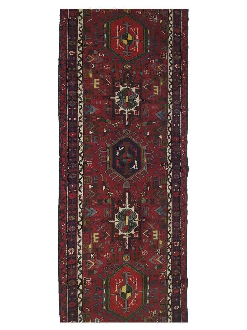 Fasa Antique Karajah 29771 Rust Navy Traditional Antique Rug