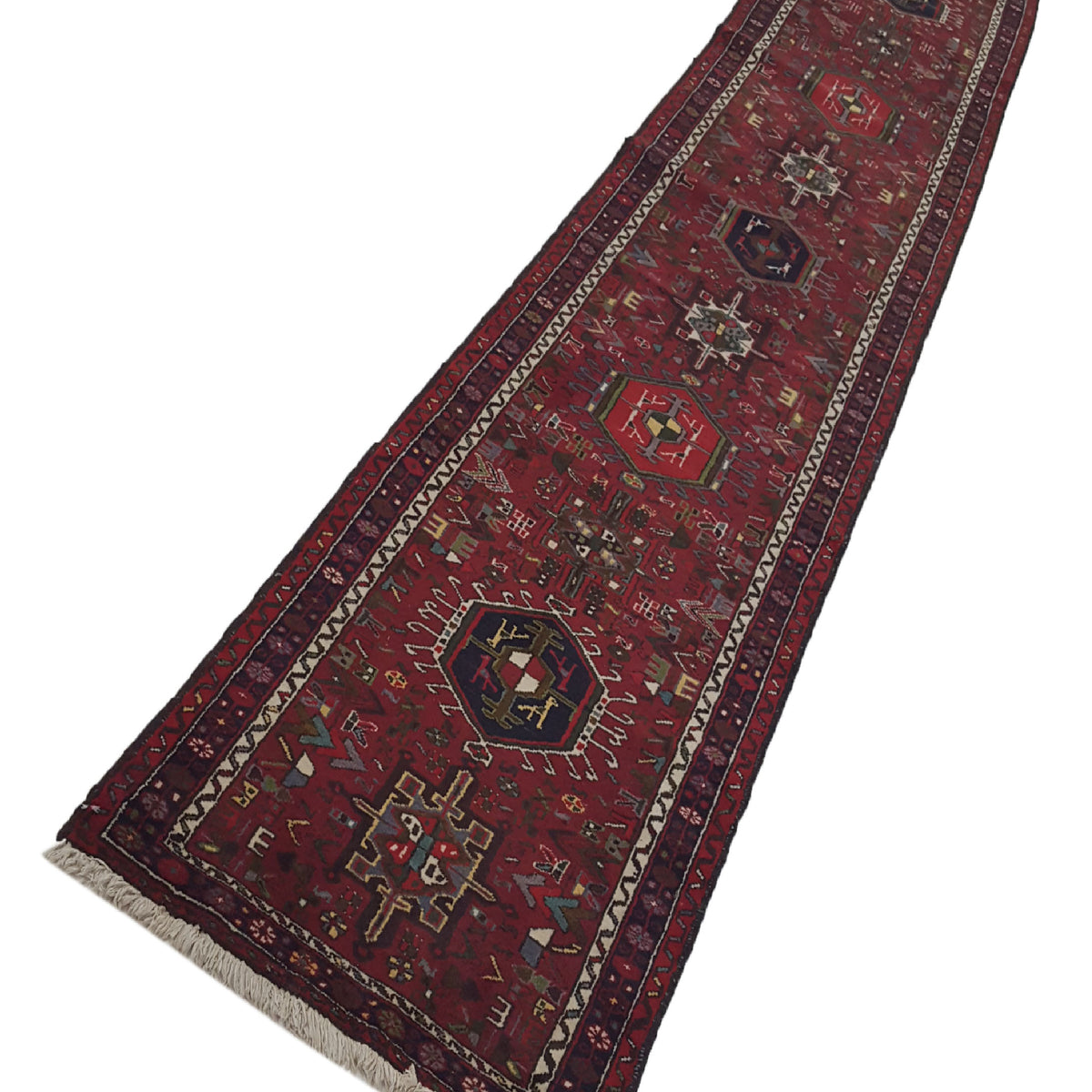 Fasa Antique Karajah 29771 Rust Navy Traditional Antique Rug