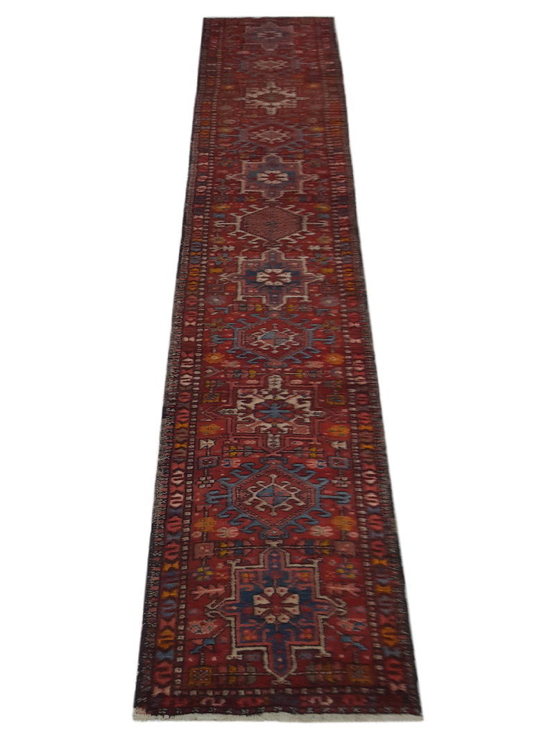 Fasa Antique Karajah 29775 Red Rust Traditional Antique Rug