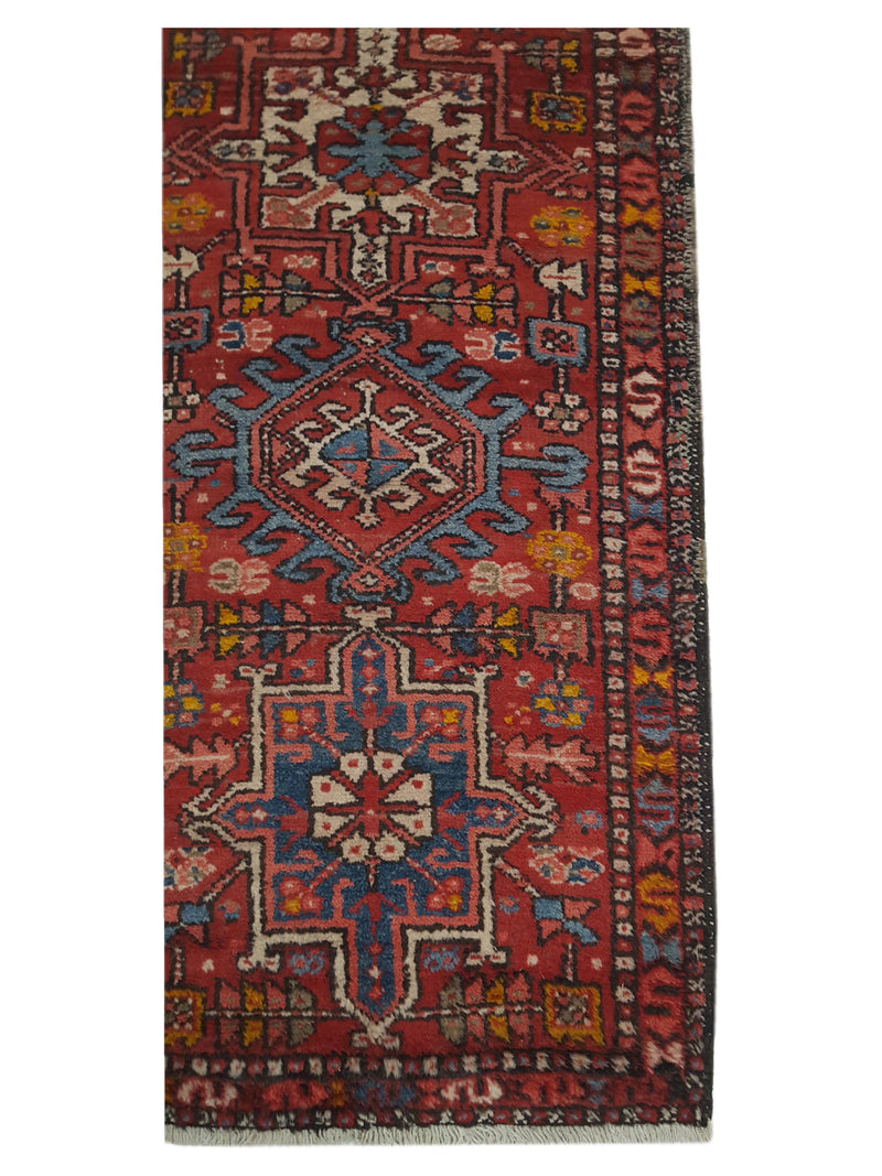 Fasa Antique Karajah 29775 Red Rust Traditional Antique Rug
