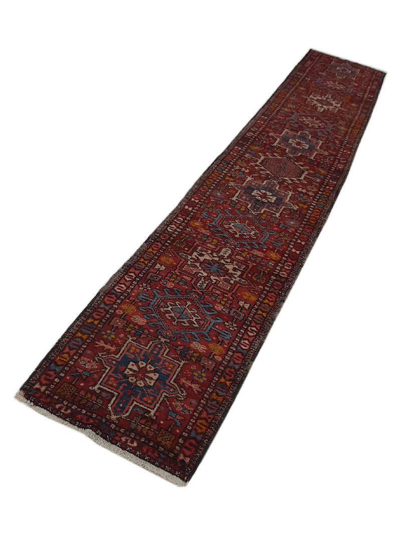 Fasa Antique Karajah 29775 Red Rust Traditional Antique Rug