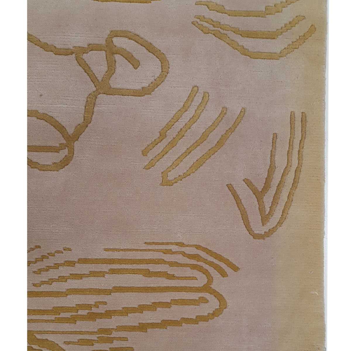 Pacific Tranquality 29804 Camel Gold Modern Hand Knotted Rug