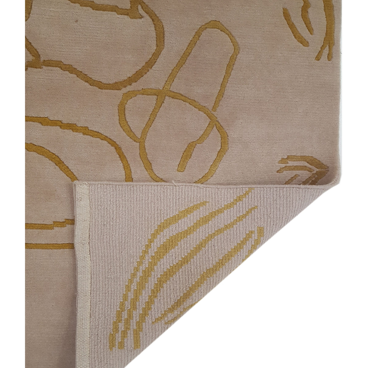 Pacific Tranquality 29804 Camel Gold Modern Hand Knotted Rug